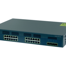 CISCO REFACCIONADO 24-1000 4-SFP RS232-RJ45/DB9-H Switch Rack-1,5U