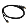 DisplayPort-M MiniDisplayPort-M 1,8mt 180cm Cable Macho-Macho 4K Negro