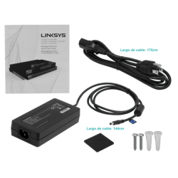 LINKSYS 8-1000-PoE+ 2-SFP 110W-tot Switch Admin 10p inc-54VDC/120W C13