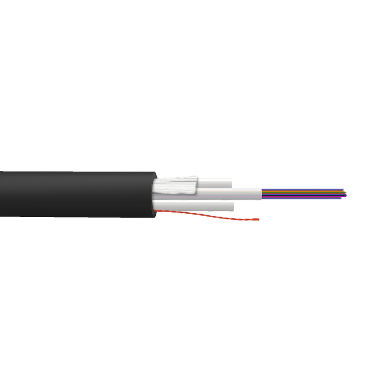 SM 24-Fibras-G652D LSZH 8mm 2-FRP-2mm Cable Monomodo x-mt 2km sin-gel