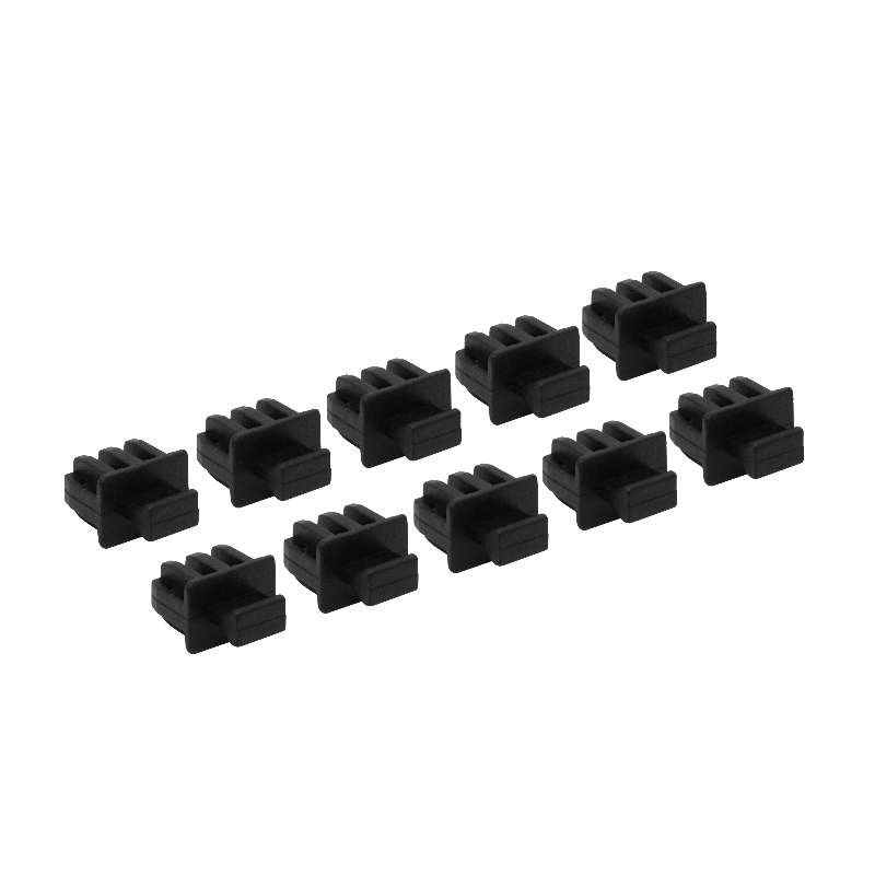 10-unidades Tapa para SFP Plastica Negra Cubre-Puerto-SFP