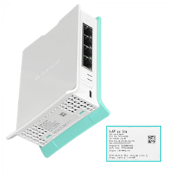 MIKROTIK 4-1000 2,4GHz AX600 Gen6 4,3dBi L4 inc5V/12W Type-C L41G-2axD