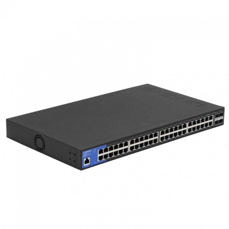LINKSYS 48-1000 4-SFP+10G RS232-RJ45 Switch Admin Rack 52-port C13