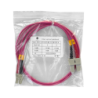 LSZH 1mt LC-SC OM4 MultiModo MM Duplex Jumper Fibra 50/125um 3,0mm