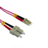 LSZH 3mt LC-SC OM4 MultiModo MM Duplex Jumper Fibra 50/125um 3,0mm