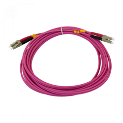 LSZH 5mt LC-LC OM4 MultiModo MM Duplex Jumper Fibra 50/125um 3,0mm
