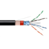 FURUKAWA Negro F/UTP Cable CAT6 Int-Ext 23AWG Unifilar Por Metro