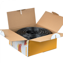 DAHUA 305m Ext Cat6 Negro AWG23 Cable UTP Unifilar Cobre PFM920-6U