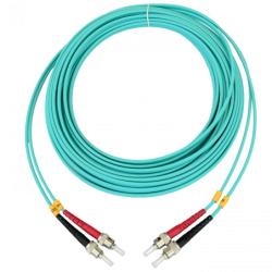 10mt ST-ST OM3 Multimodo MM Duplex Jumper Fibra 3.0mm 50/125um LSZH