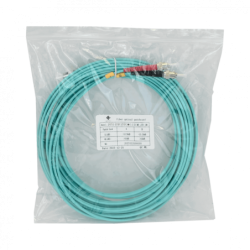 10mt ST-ST OM3 Multimodo MM Duplex Jumper Fibra 3.0mm 50/125um LSZH