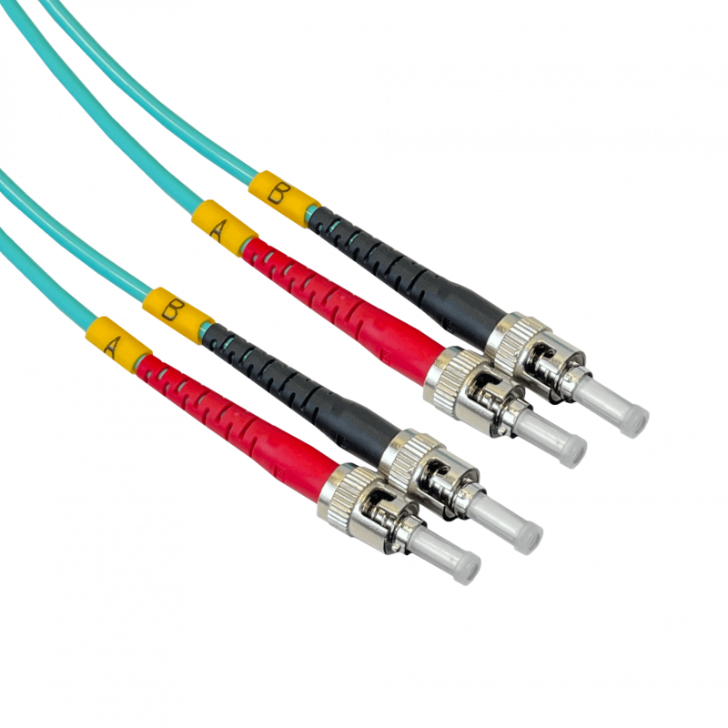 15mt ST-ST OM3 Multimodo MM Duplex Jumper Fibra 3.0mm 50/125um LSZH