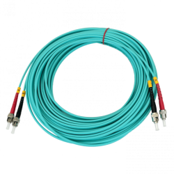 15mt ST-ST OM3 Multimodo MM Duplex Jumper Fibra 3.0mm 50/125um LSZH