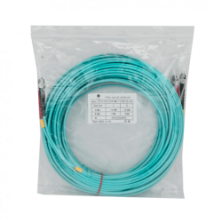 15mt ST-ST OM3 Multimodo MM Duplex Jumper Fibra 3.0mm 50/125um LSZH
