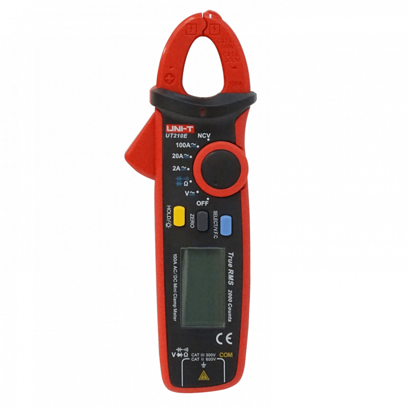 UNI-T Multitester Amperimetro inc-2xAAA 400A 600VAC Jaw-17mm