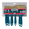 TOTAL 8-brochas Para Pintura 2-25mm 2-38mm 2-50mm 1-75mm 1-100mm