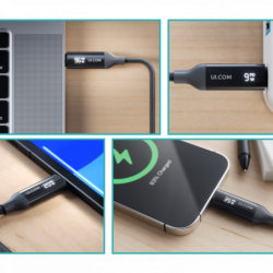 UBIQUITI 1mt mini Display consumo 100W USB-C Macho-Macho Braided Cable