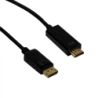 DisplayPort-M HDMI-M 1,8mt 180cm Cable Macho-Macho Negro 1.4v