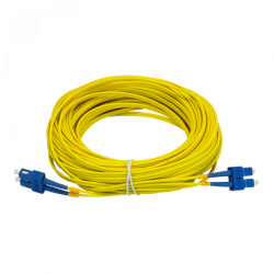 25mt SC-SC/UPC MonoModo SM Duplex Jumper Cable Fibra 9/125um 3mm