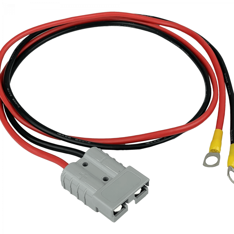 Cable Anderson-Terminal Ojo-8mm 50A Largo-100Cm