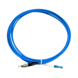 LSZH Blindado 3mt LC-FC SM Simplex Jumper Cable Fibra 3.0mm 9/125um