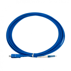 LSZH Blindado 5mt LC-SC SM Simplex Jumper Cable Fibra 3.0mm 9/125um