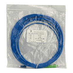 LSZH Blindado 5mt LC/UPC-SC/APC SM Simplex JumperFibra 3.0mm 9/125um