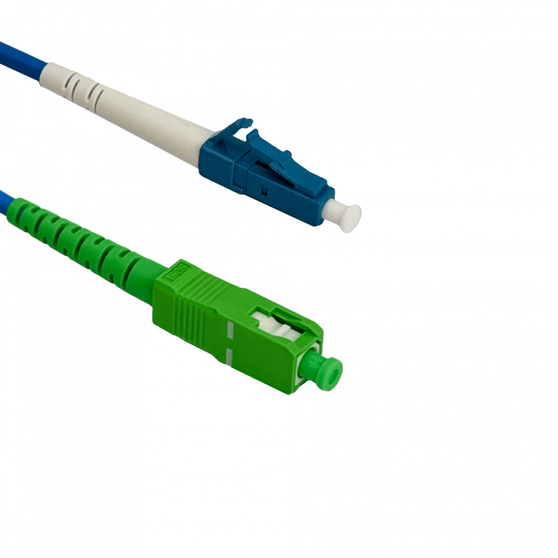 LSZH Blindado 1mt LC/UPC-SC/APC SM Simplex JumperFibra 3.0mm 9/125um