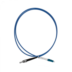LSZH Blindado 1mt LC-ST Mono SM Simplex Jumper Cable Fibra 3.0mm 9/125