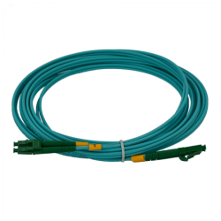 5mt LC/APC-LC/APC OM3 Multimodo MM Duplex Jumper Fibra LSZH