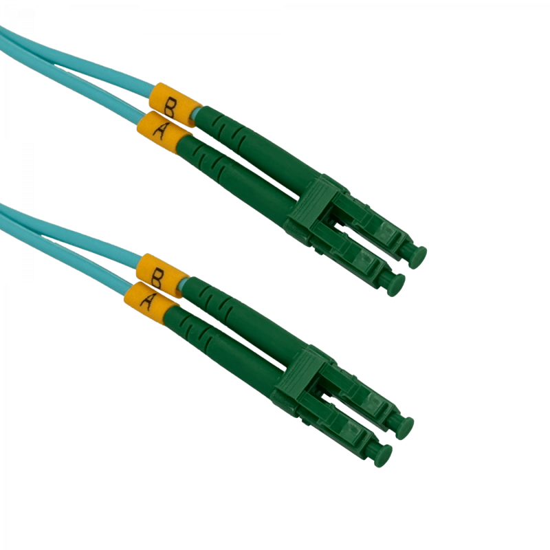 1mt LC/APC-LC/APC OM3 Multimodo MM Duplex Jumper Fibra LSZH