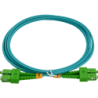 2mt SC/APC-SC/APC OM3 Multimodo MM Duplex Jumper Fibra LSZH