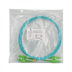 2mt SC/APC-SC/APC OM3 Multimodo MM Duplex Jumper Fibra LSZH