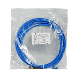 LSZH Blindado 5mt LC-ST Mono SM Simplex Jumper Cable Fibra 3.0mm 9/125