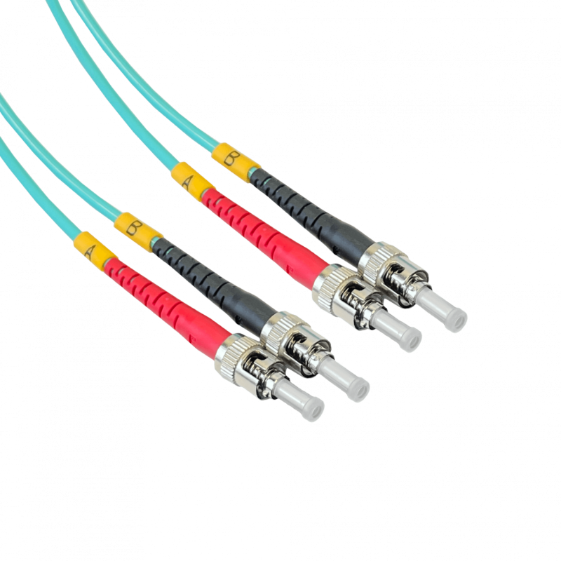 1mt ST-ST OM3 Multimodo MM Duplex Jumper Fibra 3.0mm 50/125um LSZH