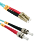 5mt LC-ST OM3 Multimodo MM Duplex Jumper Fibra 3.0mm 50/125um