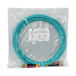 5mt LC-ST OM3 Multimodo MM Duplex Jumper Fibra 3.0mm 50/125um
