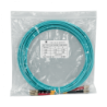 5mt LC-ST OM3 Multimodo MM Duplex Jumper Fibra 3.0mm 50/125um