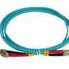 2mt LC-ST OM3 Multimodo MM Duplex Jumper Fibra 3.0mm 50/125um