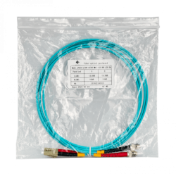 2mt LC-ST OM3 Multimodo MM Duplex Jumper Fibra 3.0mm 50/125um