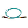 1mt LC-ST OM3 Multimodo MM Duplex Jumper Fibra 3.0mm 50/125um