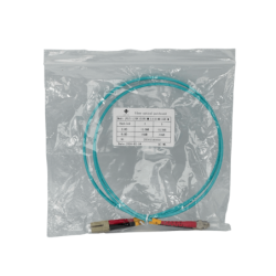 1mt LC-ST OM3 Multimodo MM Duplex Jumper Fibra 3.0mm 50/125um