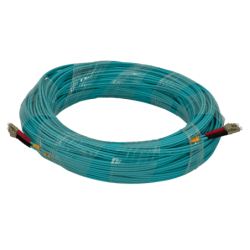 50mt LC-LC OM3 MultiModo MM Duplex Jumper Fibra 3.0mm 50/125um LSZH