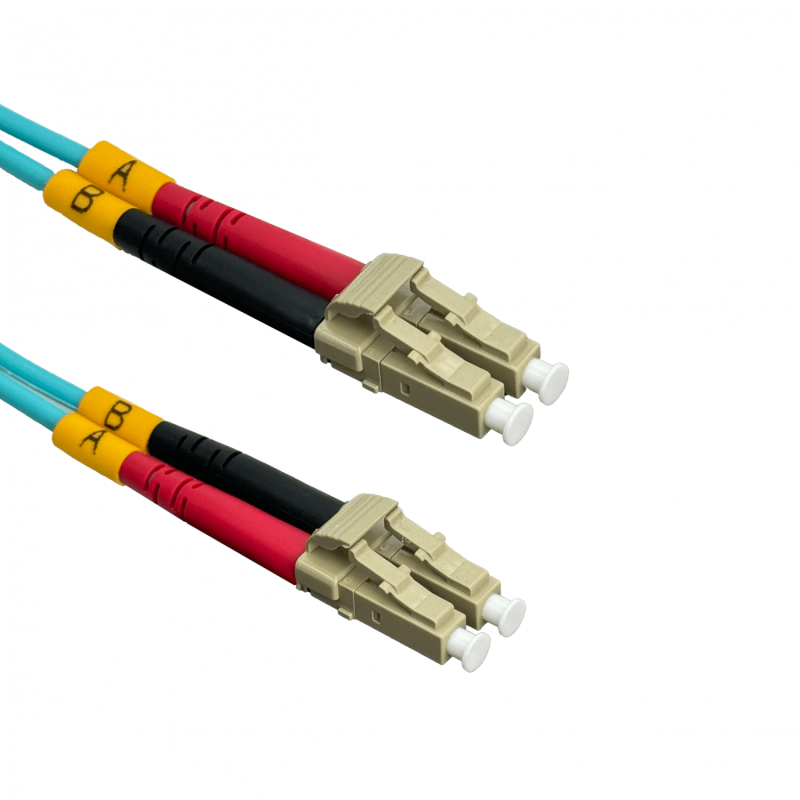 2mt LC-LC OM3 MultiModo MM Duplex Jumper Fibra 3.0mm 50/125um LSZH