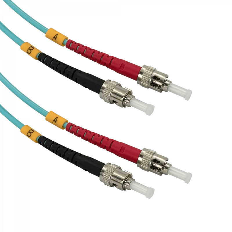 2mt ST-ST OM3 Multimodo MM Duplex Jumper Fibra 3.0mm 50/125um LSZH
