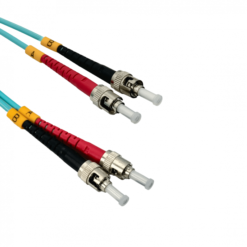 5mt ST-ST OM3 Multimodo MM Duplex Jumper Fibra 3.0mm 50/125um LSZH