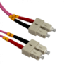 LSZH 1mt SC-SC OM4 MultiModo MM Duplex Jumper Fibra 50/125um 3mm