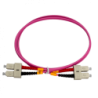 LSZH 1mt SC-SC OM4 MultiModo MM Duplex Jumper Fibra 50/125um 3mm