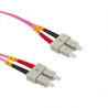 LSZH 10mt SC-SC OM4 MultiModo MM Duplex Jumper Fibra 50/125um 3mm