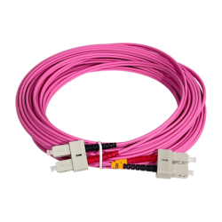 LSZH 10mt SC-SC OM4 MultiModo MM Duplex Jumper Fibra 50/125um 3mm