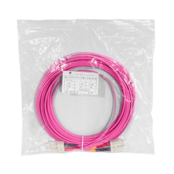 LSZH 10mt SC-SC OM4 MultiModo MM Duplex Jumper Fibra 50/125um 3mm